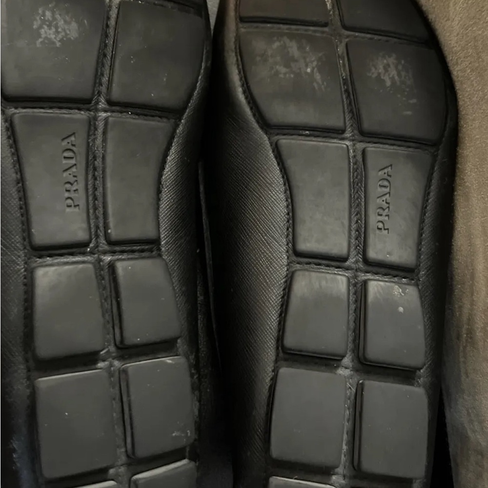 COPY - Prada Black Leather Loafers Prada Italian Size : 2DD118 8 - Picture 7 of 11